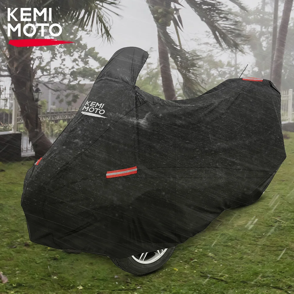KEMIMOTO 210T Full Vehicle Storage Cover Compatible with Can-Am Spyder RT RT-S Limited 2010-2019 Dustproof Weather Resistant