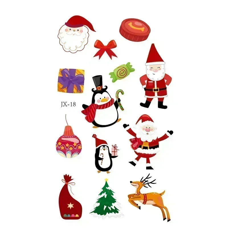 Рисунок 5 - Рождественские наклейки с татуировками