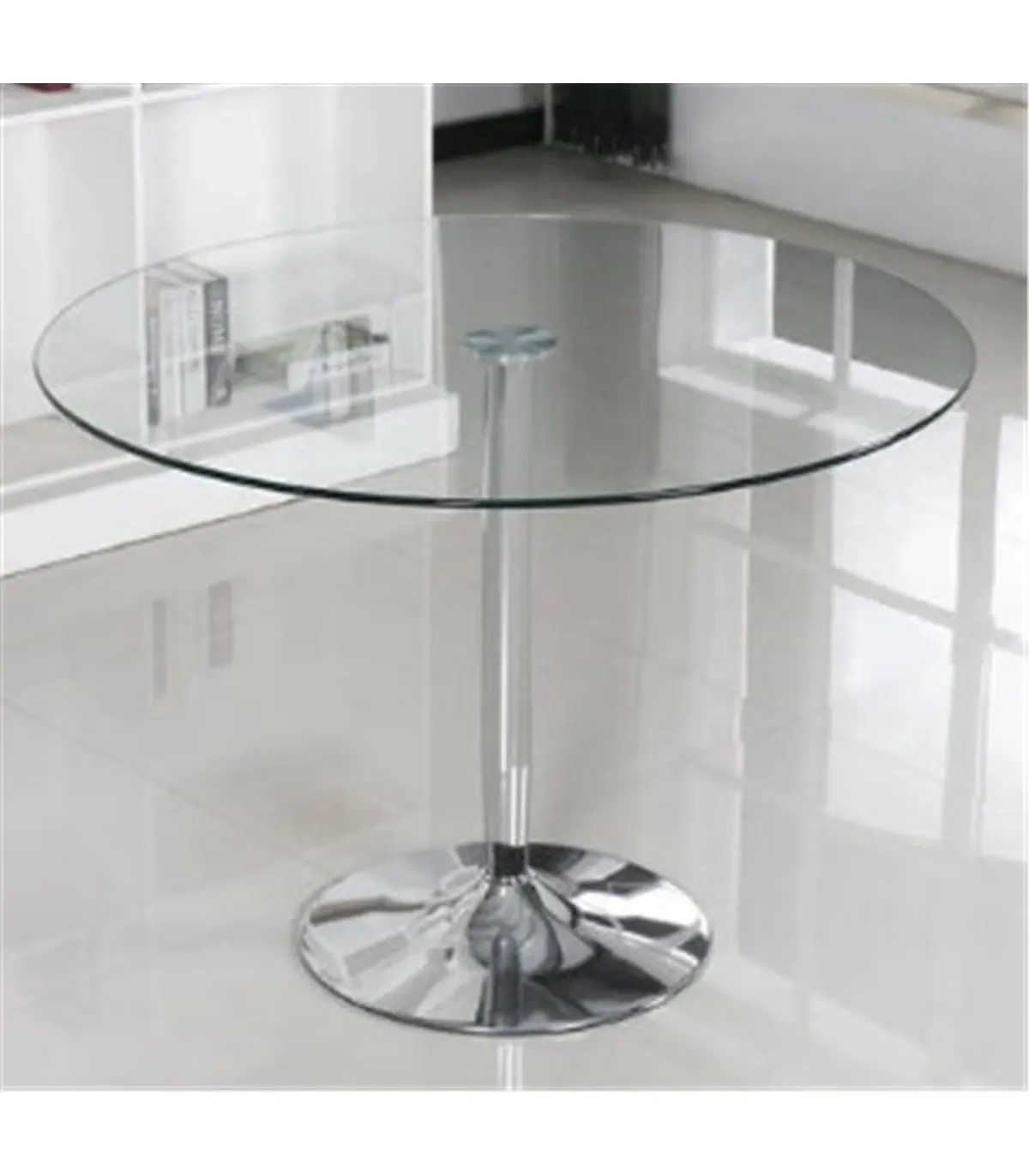 Farniente Round Glass And Metal Dining Table atelieryuwa.ciao.jp