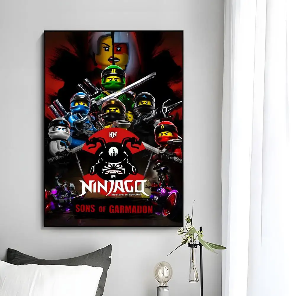 Adventurous Ninjago Poster Wall Art Print - Decorative Mural Home Decor Gift (Unframed)