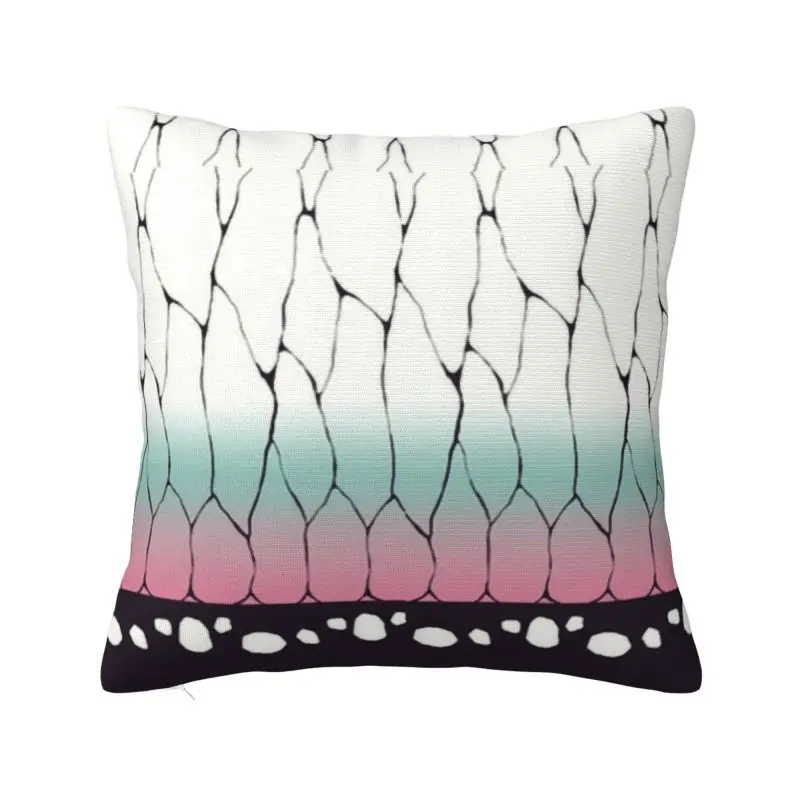 

Shinobu Kimono Demon Slayers Throw Pillow Kimetsu No Yaiba Anime Nordic Cushion Cover Square Pillowcase