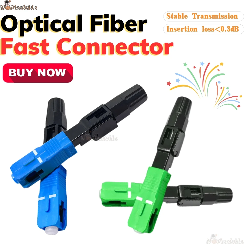 

Quick Field Assembly FTTH Embedded Optical Fast Connector SC APC SM Fiber Optic SC UPC Cold Connector High Quality Lot