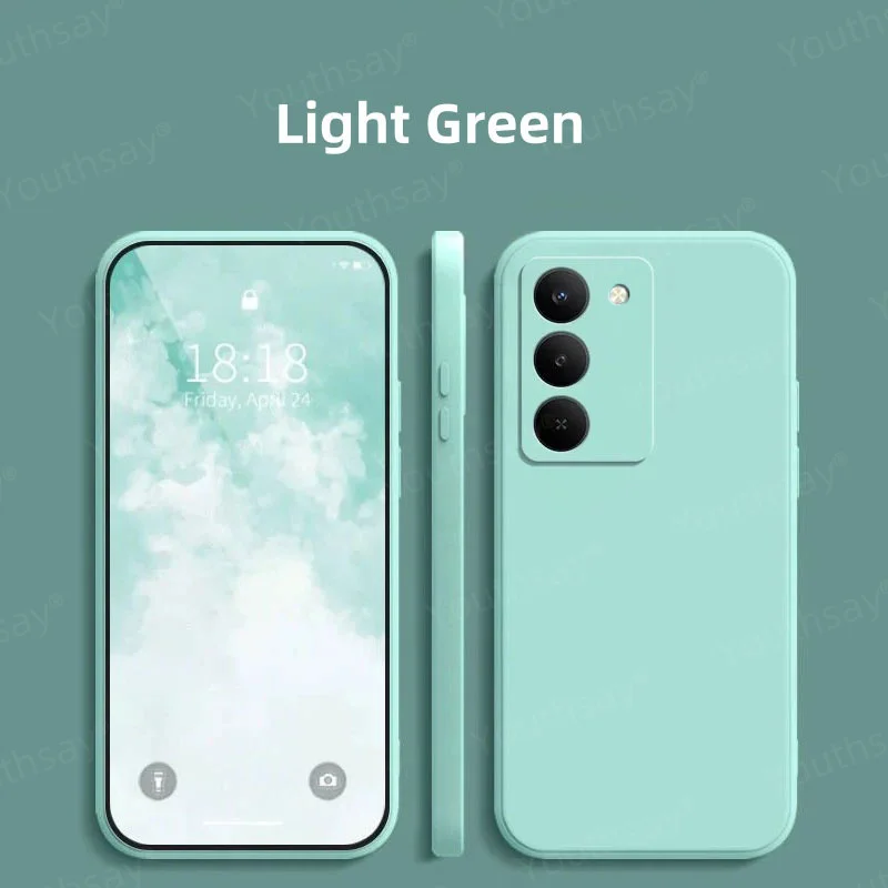 Liquid Silicone Soft TPU Phone Bumper Case Cover - Original Protective Shell