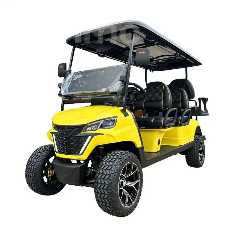Fashion Style 5000/7000W Big Power Motor Batteria Al Litio A Lunga Distanza Ad Alta Velocità Street Legal 6 Posti Carrello Da Golf Elettrico