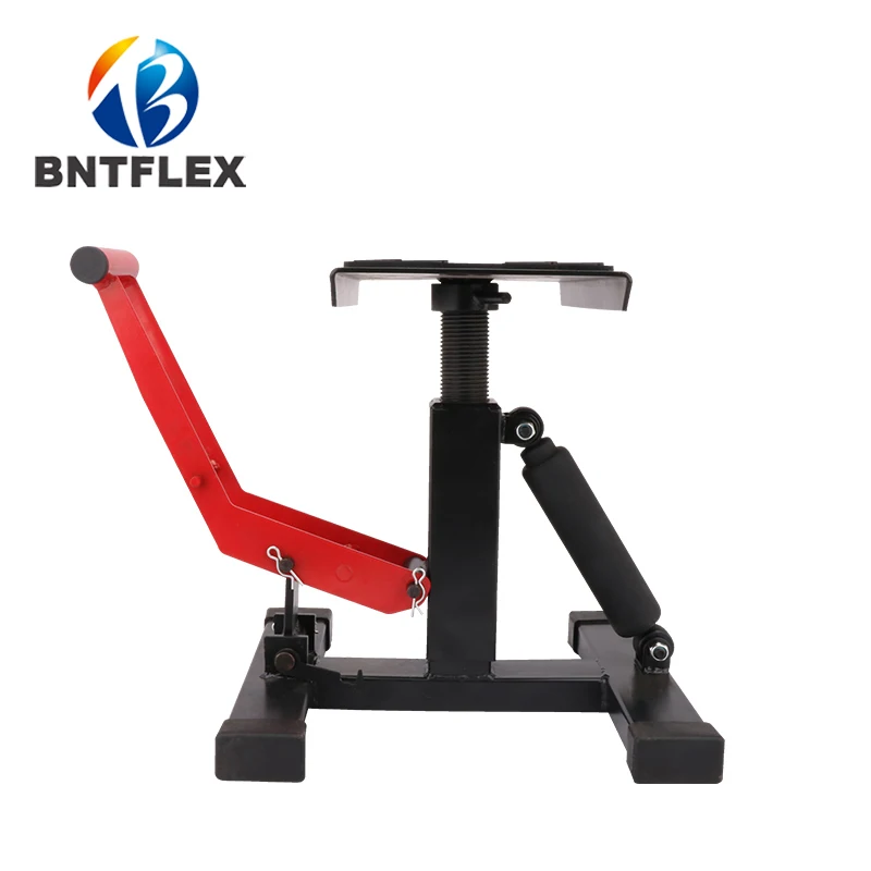 Off-road motorcycle repair stool hydraulic parking stool maintenance lift stool general lift parking rack chair motorcycle repair stool hydraulic parking stool maintenance adjustable height rack manual stand aluminum lifter router