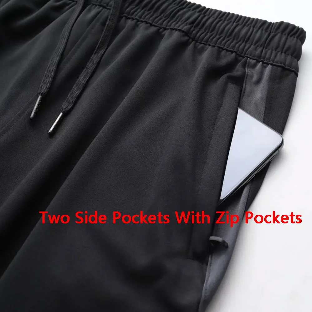 Men Sport Pants Running Pants With Zipper Pockets Soccer Training Jogging Sports Trousers Fitness Football Leggings Sweatpants running pants sport pants