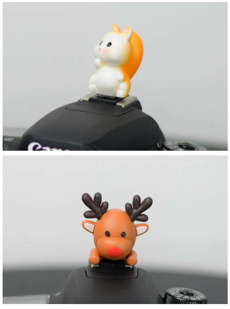 Protection De Sabot De Flash Pour Appareil Photo - Capuchons De Protection Pour Appareil Photo, Capuchons De Sabot De Flash Amusants En Forme De Dessin Animé - Accessoires De Dessin Animé Attrayants