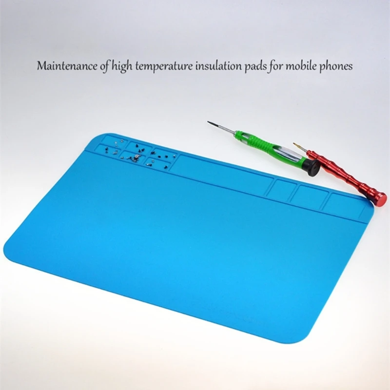 Repair Pad Insulation Heat-Resistant Soldering Station Silicone Soldering Mat