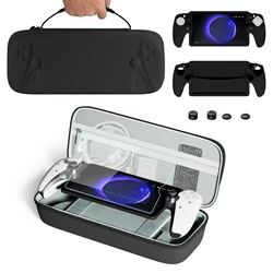 Ultimate Gaming Accessory Kit: Deluxe Carry Case, Protective Silicone Cover, Screen Guards & Thumb Grips (Black)