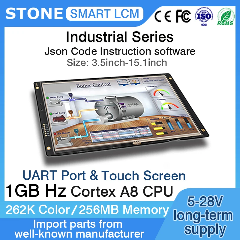 3 5 do 10 4 cal inteligentny HMI seryjny wy wietlacz TFT LCD modu z 