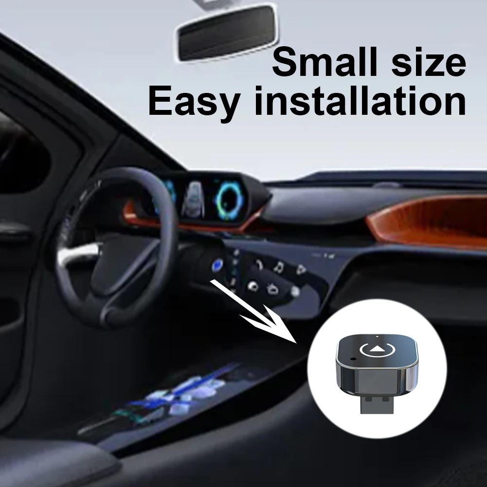 2 in 1 Wireless CarPlay Android Auto Adapter Smart Box Convert Wired To Wireless Smart USB Dongle for Factory Wired CarPlay Cars