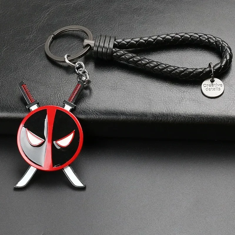 3pcs Deadpool Venom Keychains