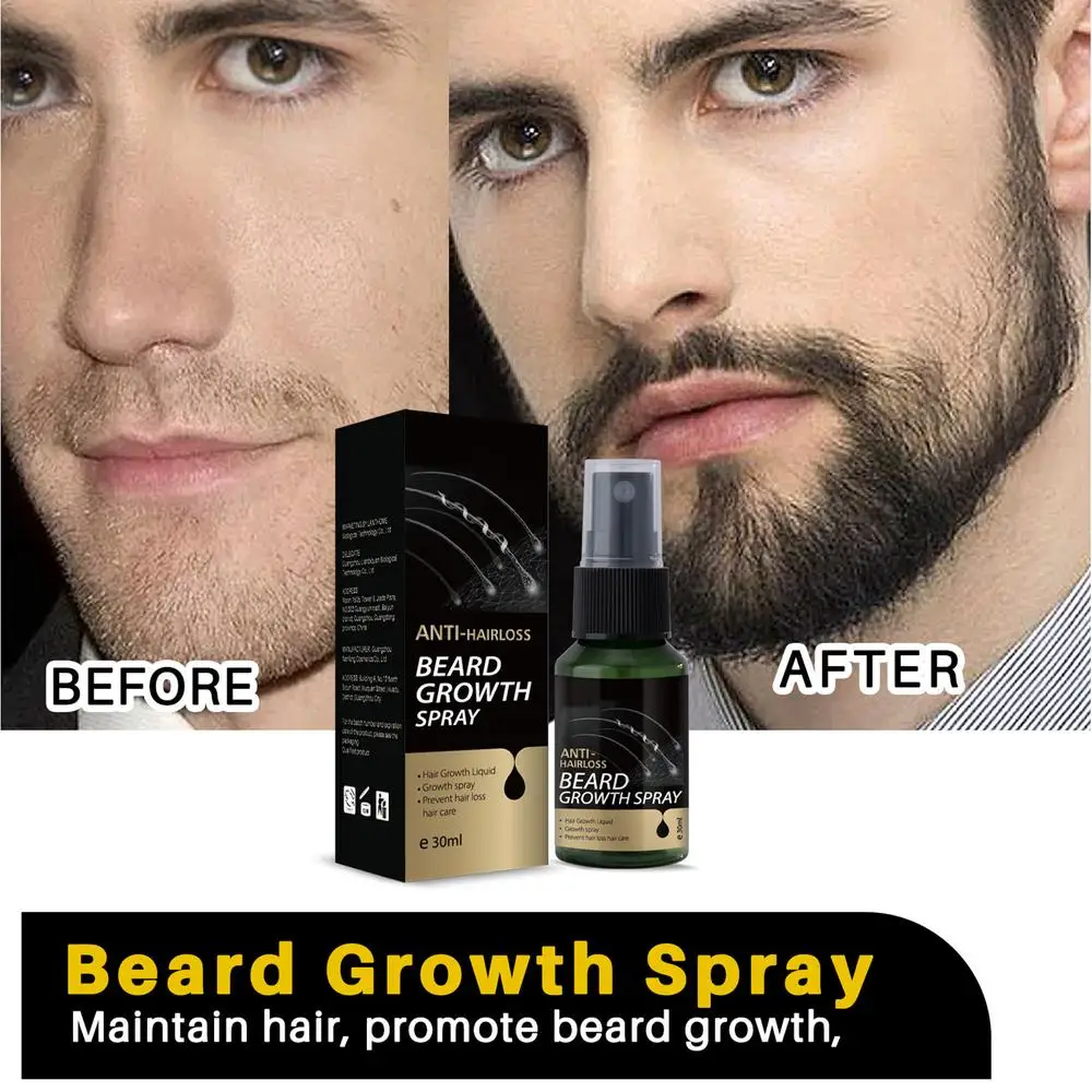 Description Picture 5 of itemMen Beard Growth Oil Fast Effective Beard Growth Essentiall Hair Loss Treatments Product Fast Growing Hair Essentiall Oil 30ml