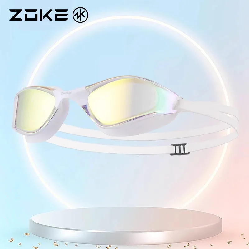 Zoke Electroplating Swimming Goggles High-Definition Waterproof And Anti Fog Competition, Professional Swimming Training, Racing