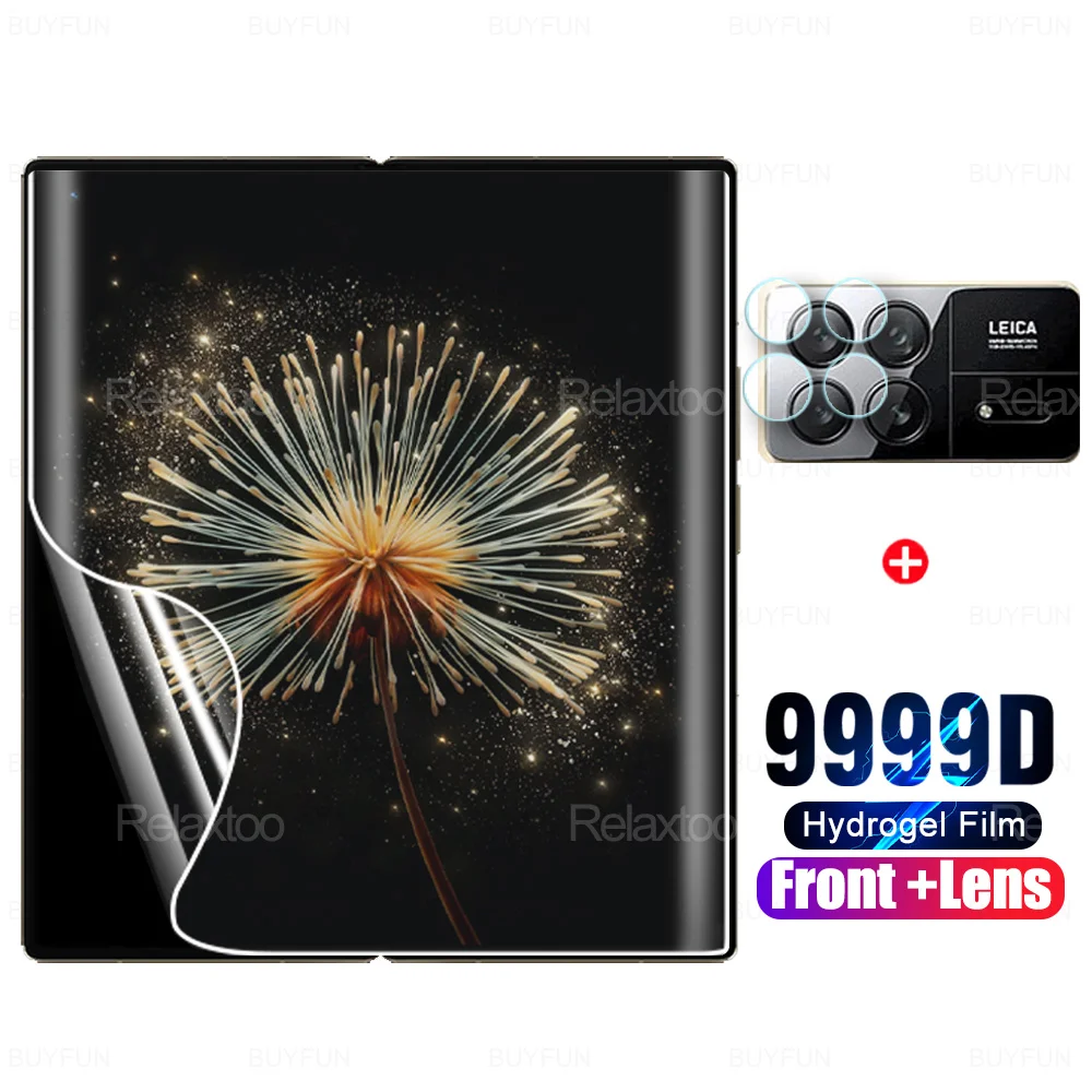 Гидрогелевая пленка 9999D для Xiaomi Mix 3 5G, стекло для объектива камеры Xaomi Mi MixFold 2 Fold3 Fold2 MixFold3 MixFold2, защита экрана
