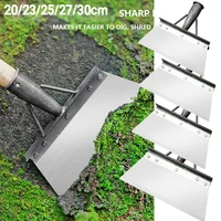 Steel Flat Shovel Multi-Functional Garden Scraper Shovel Rust Resistant Weed Cleaning Shovel for Gardening Weeding Transplanting 1
