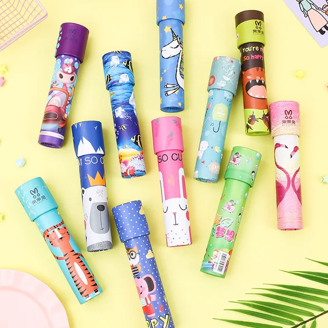 1pcs Kaleidoscope classic nostalgic child science experiment toys parent-child interactive educational toys magical change gift 1