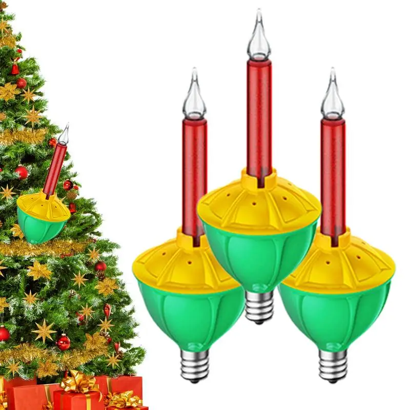 

Bubble Lights Replacement Bulbs 3pcs Novelty Lights Traditional Christmas Bubble Light Red Blue Classic Christmas Lights Bulbs