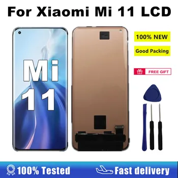 OEM AMOLED Display For Xiaomi Mi 11 LCD Display Touch Screen Digitizer For Xiaomi 11 Mi 11 LCD With Frame M2011K2C M2011K2G