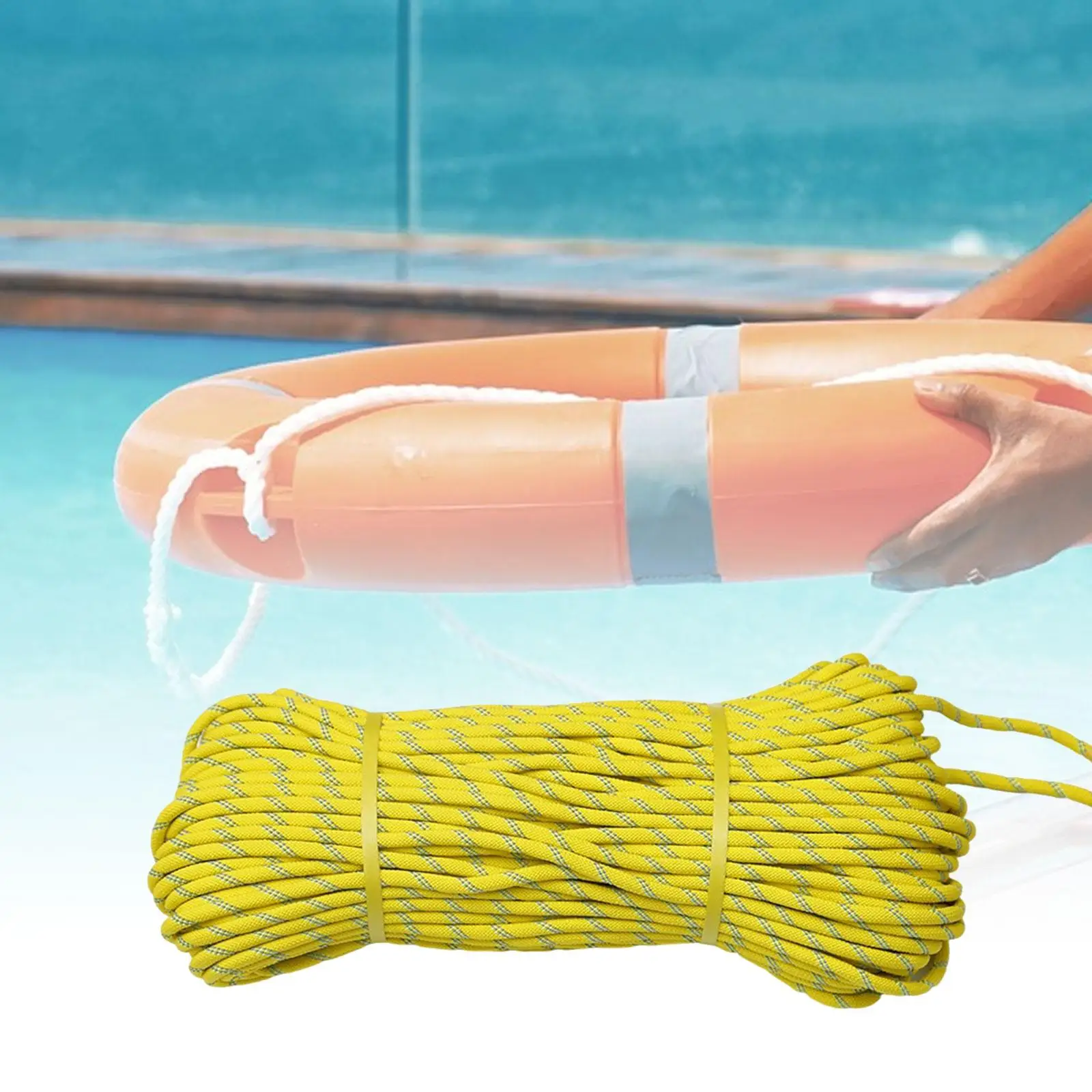 Floating Rope Accessories Flotation Device Throw Rope for Boating