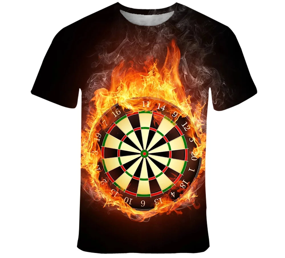 

Веселая летняя искусственная настольная игра, графическая одежда, футболка на заказ, рубашки с коротким рукавом, детская одежда