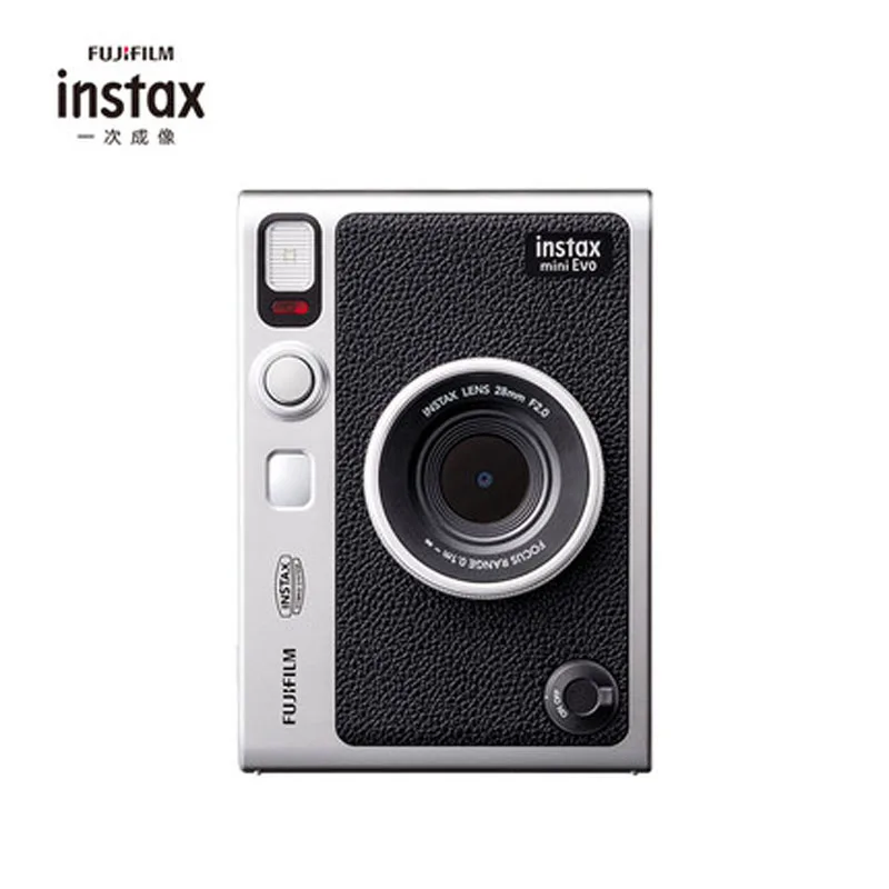Original FUJIFILM Instax Mini EVO Instant Film Retro Camera Black 