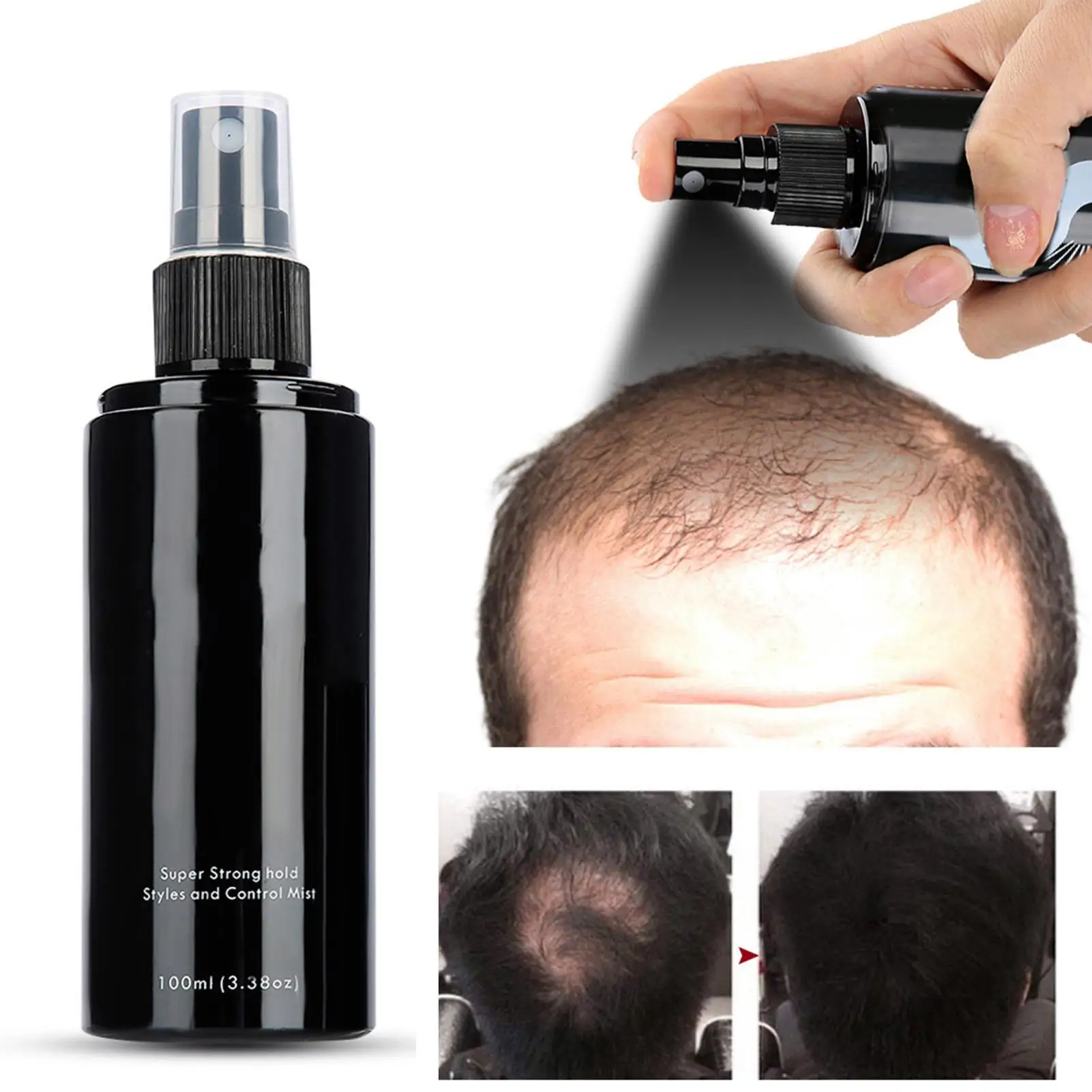 100ml Hair Fiber Hold Spray Dry Shampoo Keratin Hair Building Tool Men Women Styling Solution
