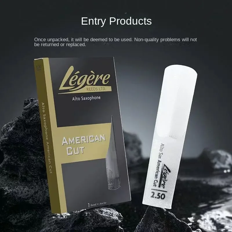 Sax Resin Reed Saxophone Reeds Woodwind Instrument Accessories Original Legere American Cut Eb Alto/ Bb Tenor/ Bb Soprano/ Eb Baritone Sax Resin Reed 1 Reed Sale instrument Accessories