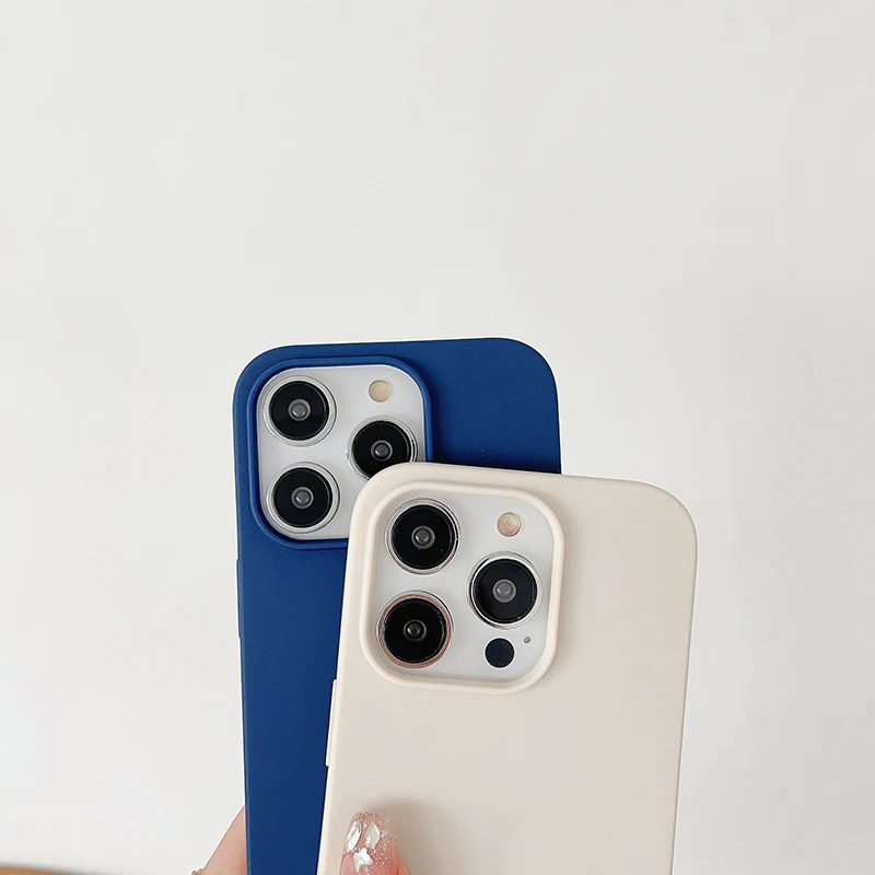 Luxury Matte Candy Color Silicone Soft Case - Ultra Thin Colorful Back Cover Shell