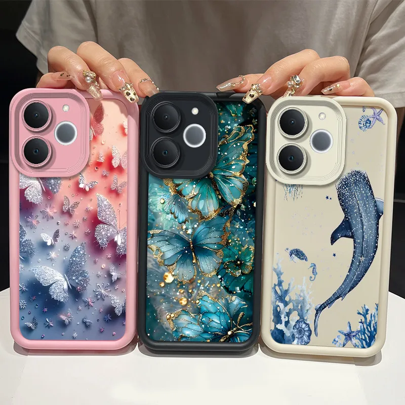 Sleek Anti-Scratch Soft Phone Case with Full Camera Protection and Contemporary Design