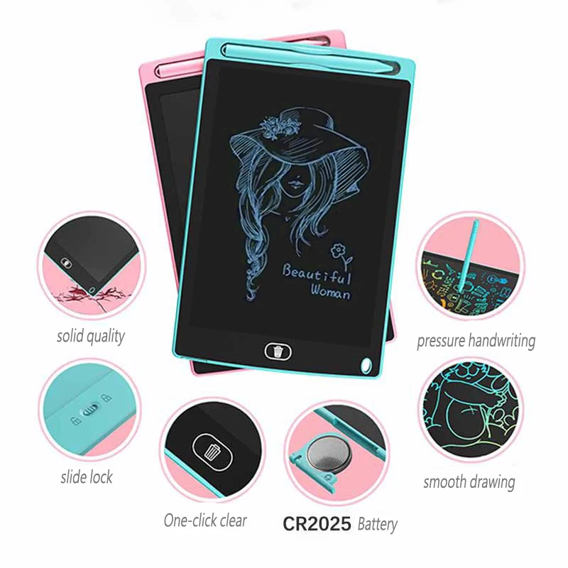 6.5 in LCD Writing Tablet Drawing Board Educational Toys For Children Birthday, Thanksgiving, Halloween, Easter, Christmas gifts 4