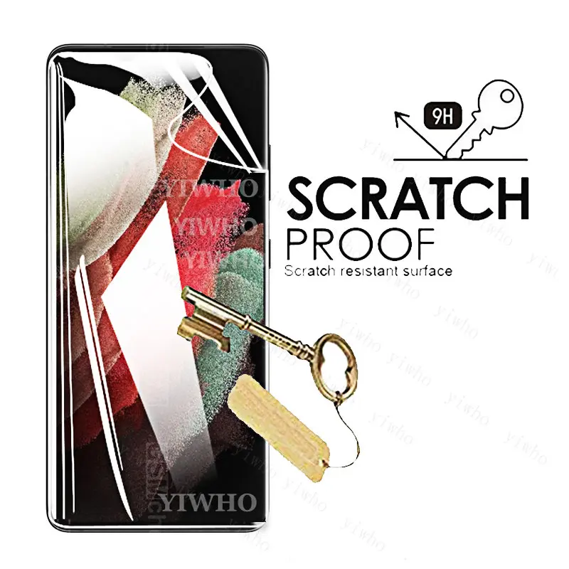 Premium Gel Hydrogel Screen Protector Film - 4 Pack
