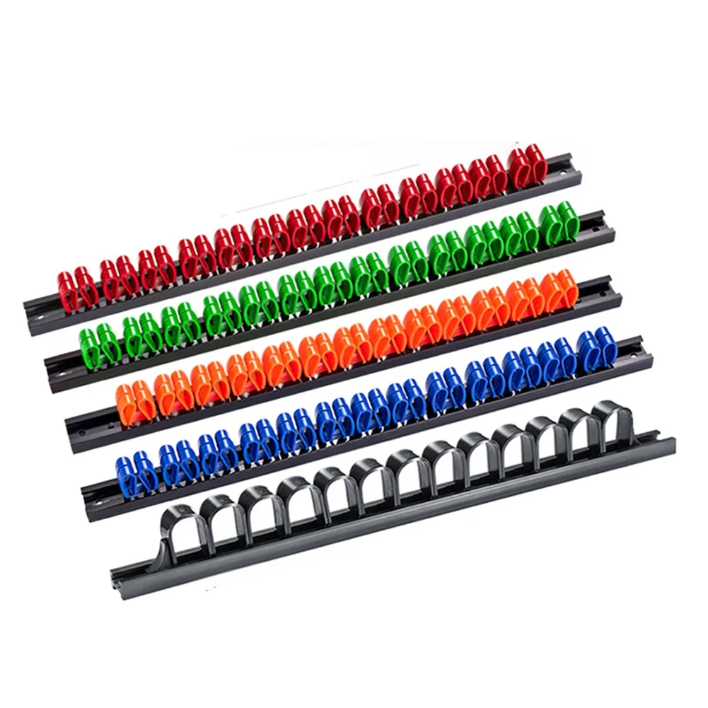 Screwdriver Organizer Tool Holder ABS Wall Mount Plastic Wrench Screwdriver Organizer 1pc