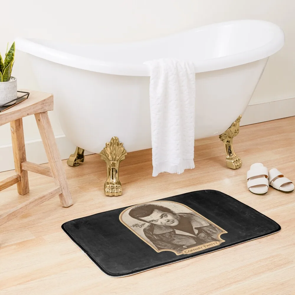 

Conway Twitty Bath Mat Water Absorbent Anti-Skid Shower Bathroom Carpet Set Carpet For Bathroom Bathroom Floor Mat