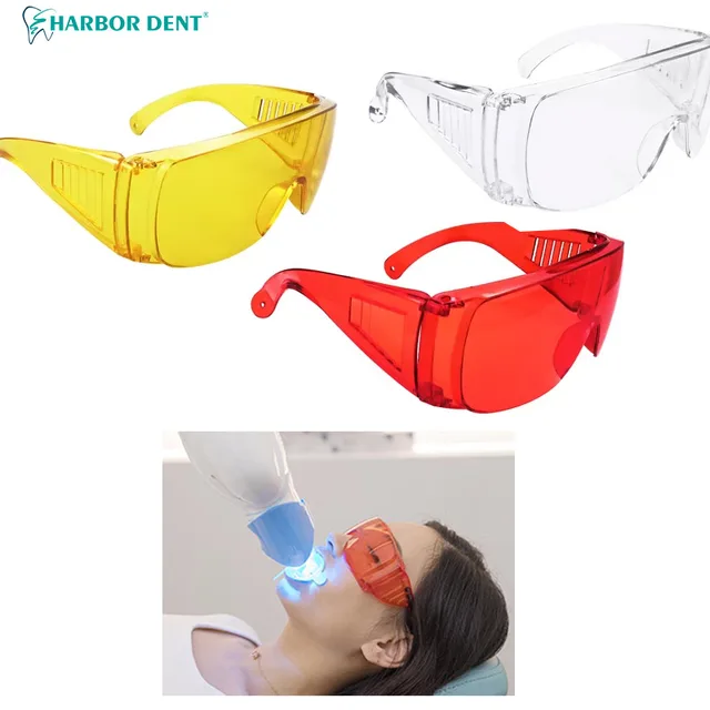1PCS Dental Eye Protection Glasses For Dentist Teeth Whitening Tool for Dental Lab Workplace Goggle Eyewear Curing Light UV