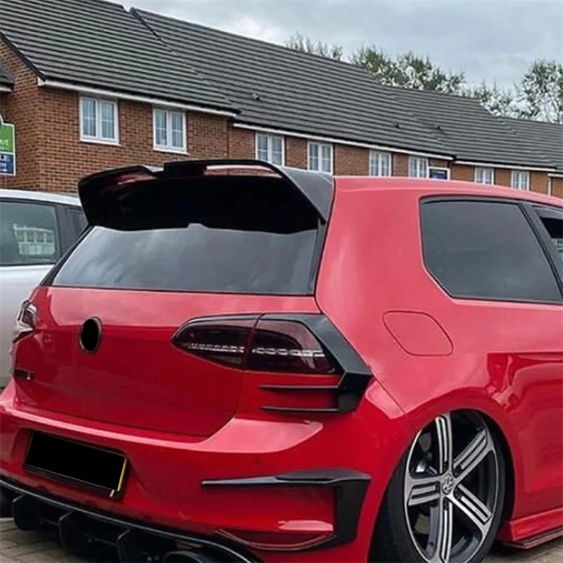 Per Vw Golf 7 Mk 7 Gti R Oettinger Car Tail Top Wind Spoiler Wings Cars Rear Trunk Roof Sport Spoiler Wing Styling