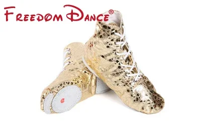 Belly Dance Boots For Girls Ladies Gold Silver Colors Jazz Dance Shoes Soft Split Soles Pole Dance Shoes Ballet Shoes 31-45 2