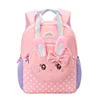 Kindergarten Multifunctional Children's Backpack Cartoon Rabbit Girls School Bags Light Spine Protection Toddler Kids Backpack 1