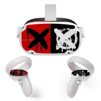 Sticker Vinyl Skin for Oculus Quest 2 VR Headset Controller  PVC Decals Halloween Pattern Wrap Cover for Meta Quest2 Accessories - Image 3