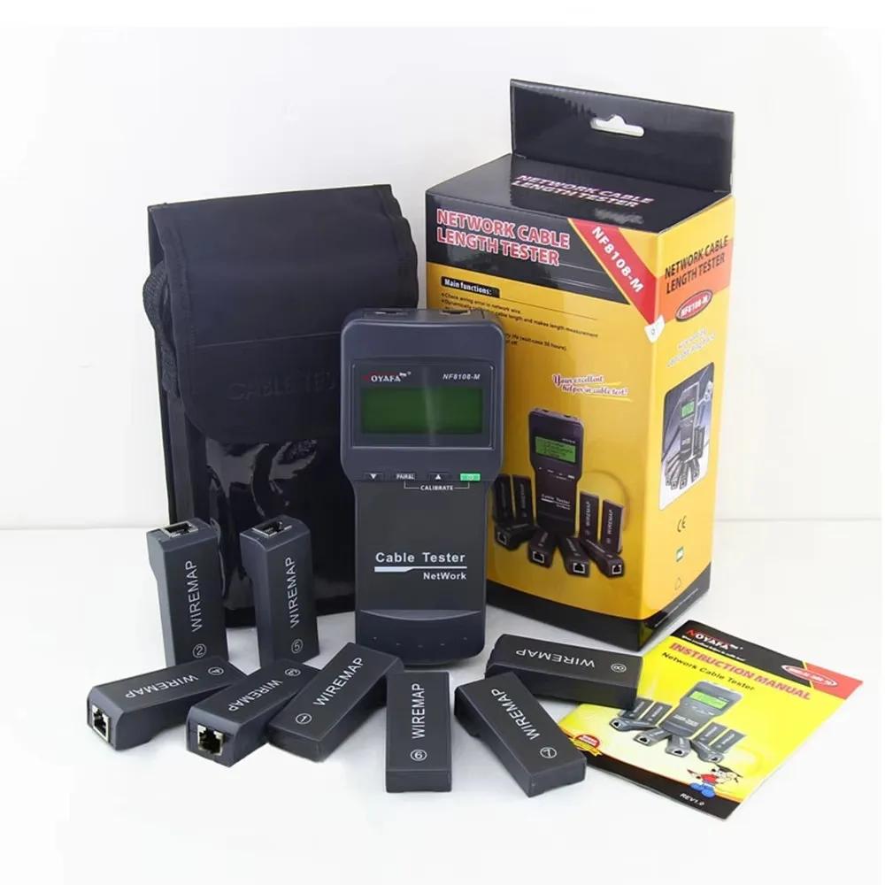 썬순트 NF-8108-M 네트워크 케이블 브레이크포인트 길이 테스터