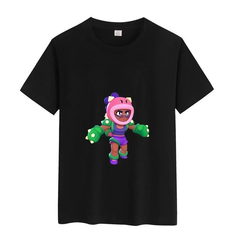 thumbnail image 1 of Camiseta con estampado de anime para niños y adolescentes, disfraz de Leon Spike, ropa de algodón para niños, divertida camiseta informal para niño y niña, 1 of 5