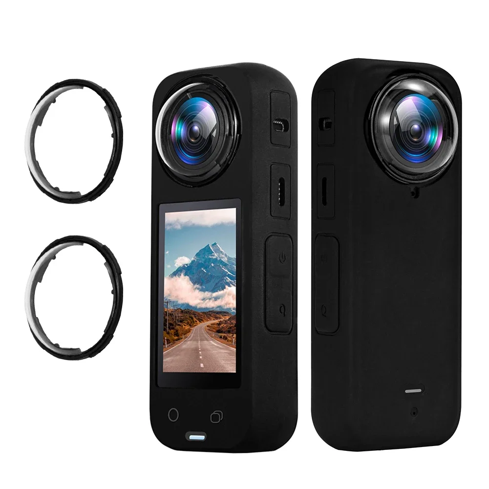 울트라 HD 보호 가드, 방수 PC 보호 렌즈 가드, 회전 렌즈 보호 커버, Insta360 X4 액세서리, 2 개