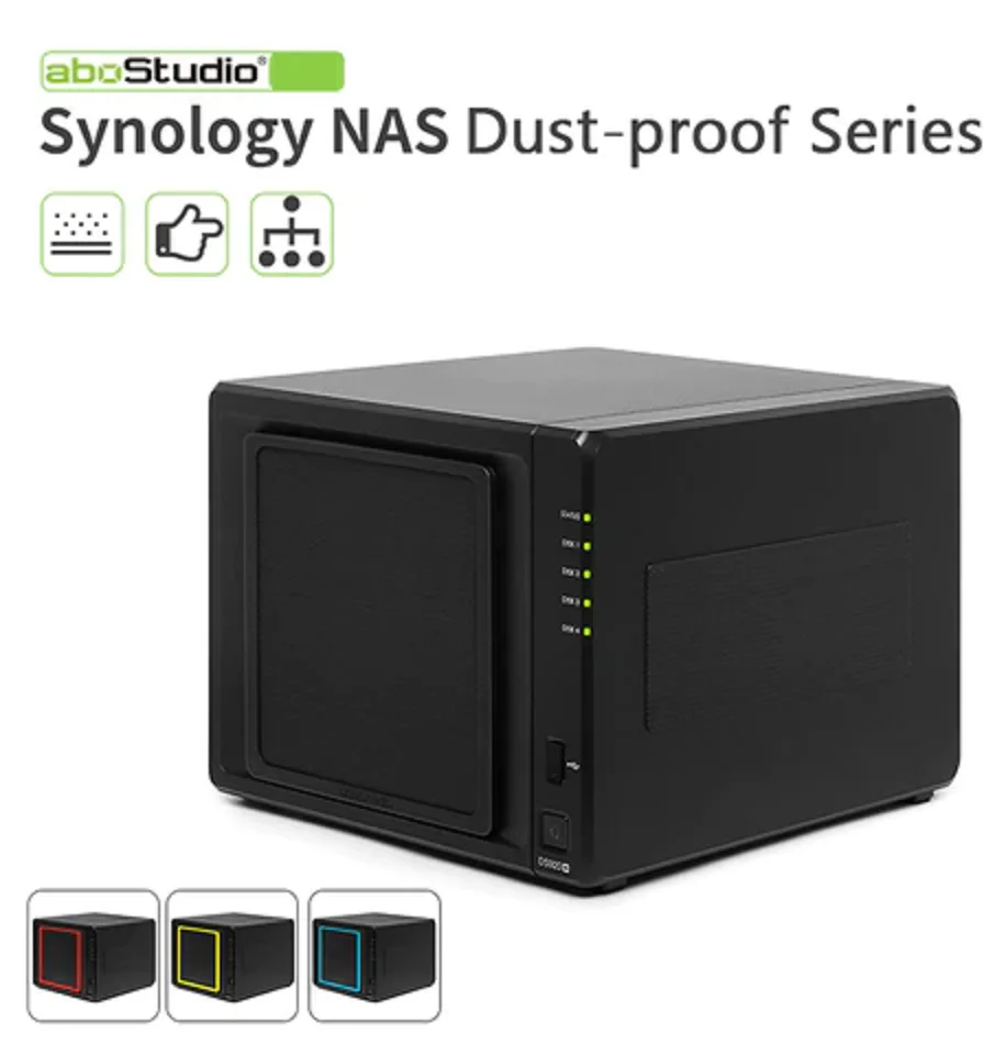 Synology 먼지 필터 보호 커버 키트 Synology DS220+ 723+ DS923+ DS1520+ DS1621+ DS1821+ 타워 서버용 섀시 먼지망