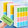 10 Sheet Waterproof Self Adhesive Label Assorted Stickers Removable Label Stickers Name Tag Bottle File Document School Supplies 1