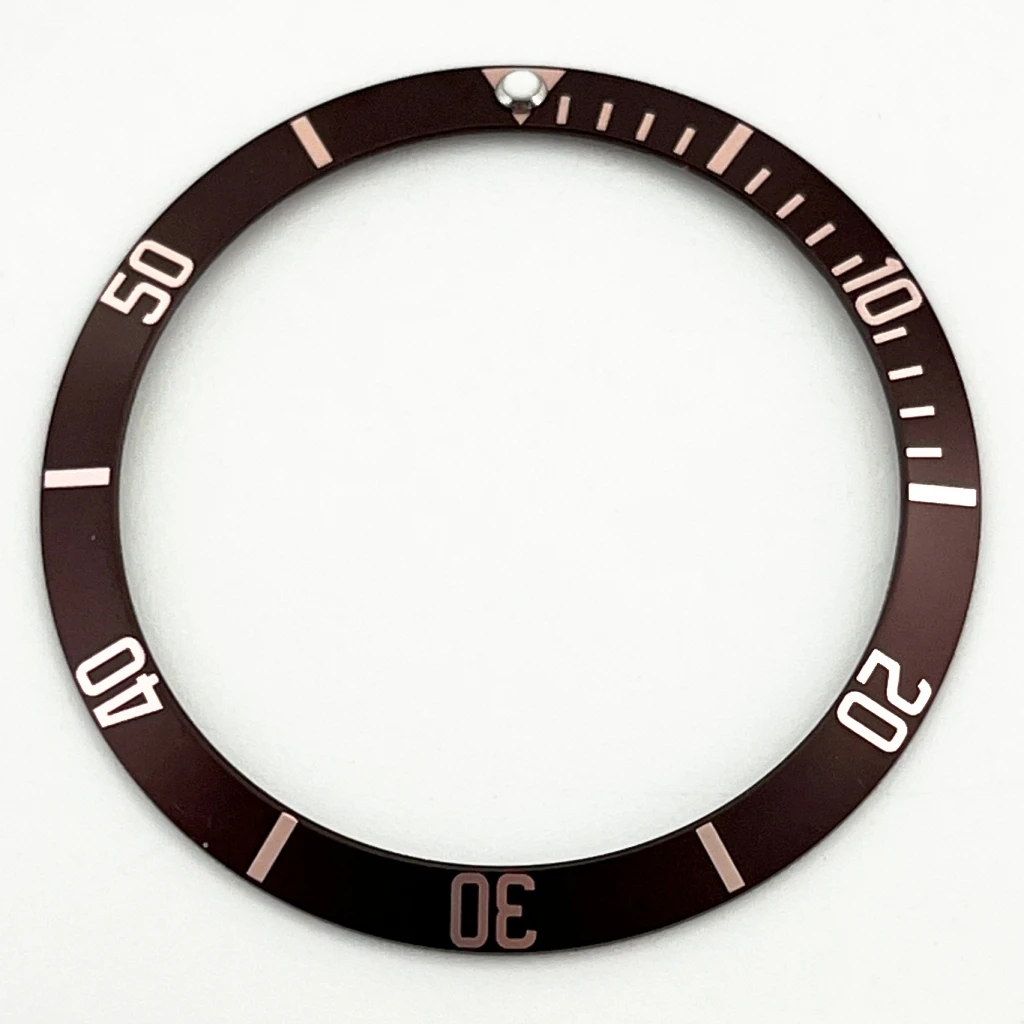 Premium High-Quality Aluminum Watch Bezel Insert – GMT Design, 39.5mm x 32.5mm
