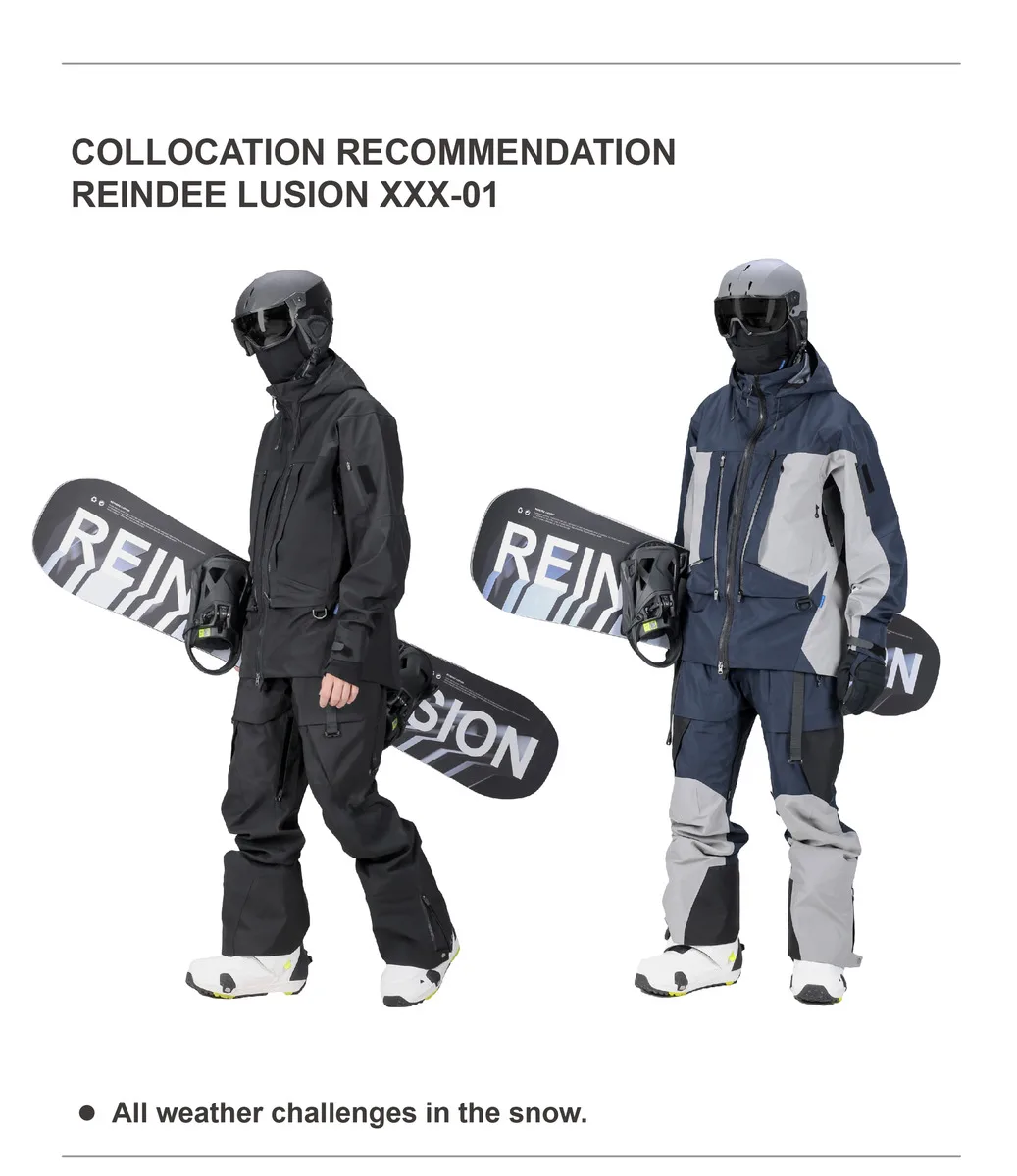 Reindee Lusion 22FW xxx-01 all weather multiform ski-jacket storm jacket waterproof 3l fabric techwear gorpcore