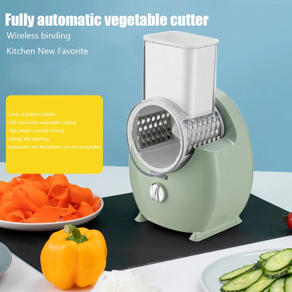 Description Picture 5 of itemVegetable Graters Household Gadgets Multifunctional 3-in-1 Electric Vegetable Shredder 3600mAh Rechargeable Kitchen Accessories