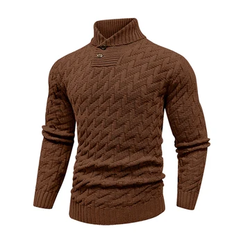 Men’s Winter Shawl Collar Sweater 1