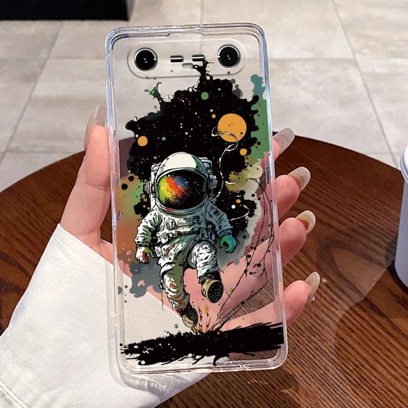 Aesthetic Cute Cat Transparent Soft Silicone Phone Case