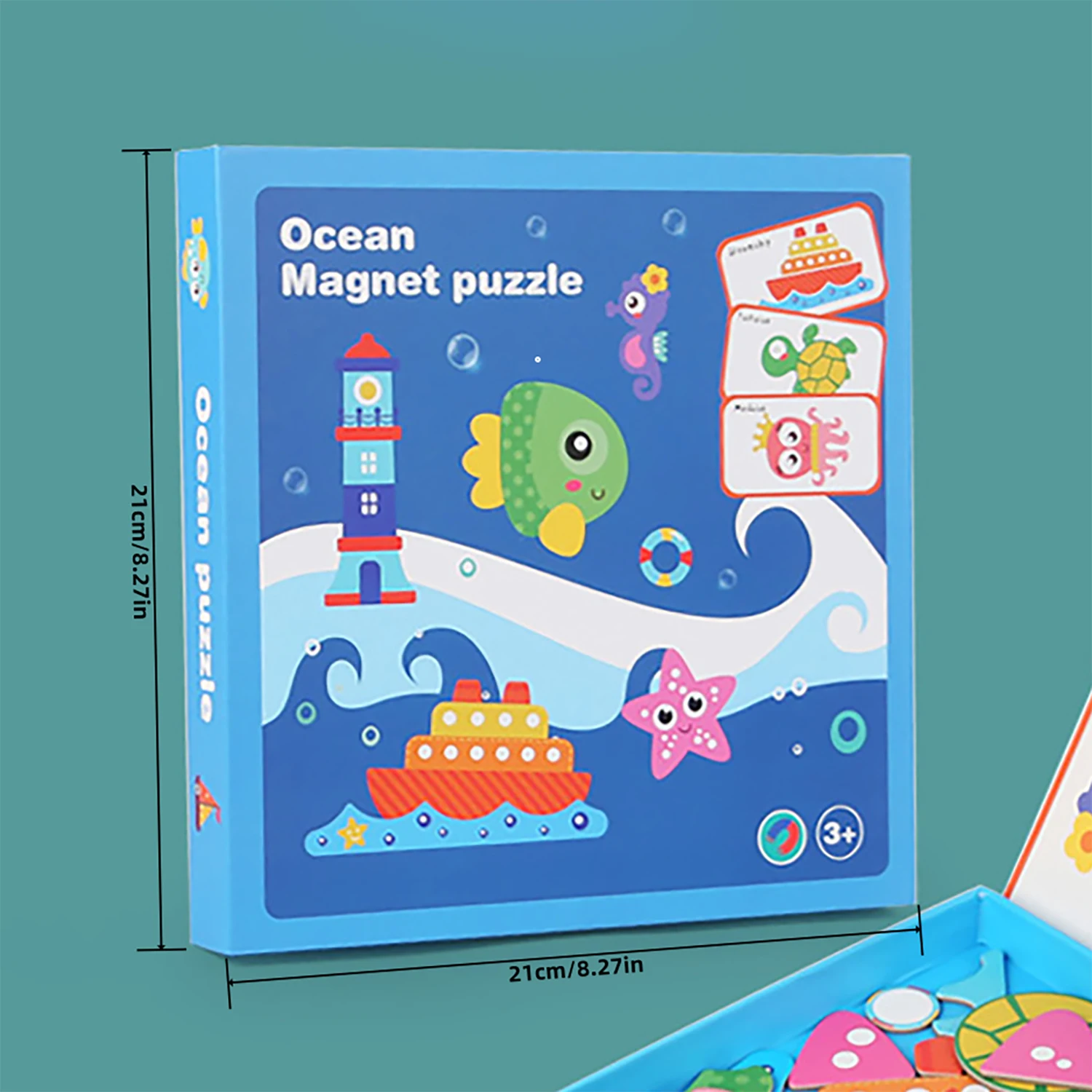 Multi-style Wooden Magnetic Costume Puzzle For 3+ Year Old Kids, Montessori Toys For Children, Educational Gift For Boys & Girls 5